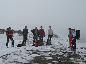 sur la crête