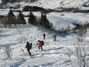 sur la crête